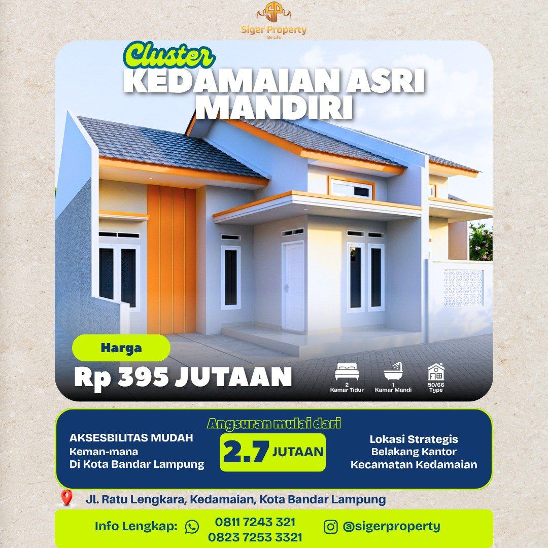 CLUSTER KEDAMAIAN ASRI MANDIRI